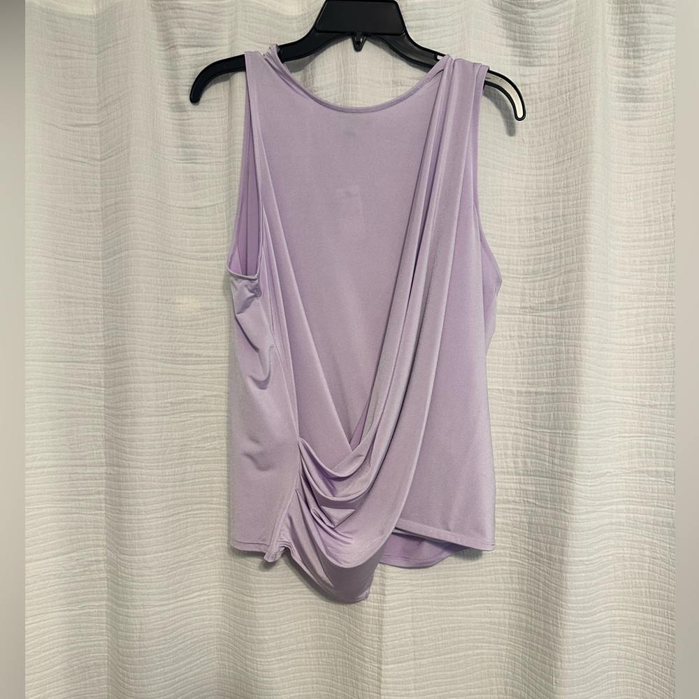 Express Lilac Drape Tank Top